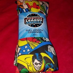 Justice League size 2 leggings